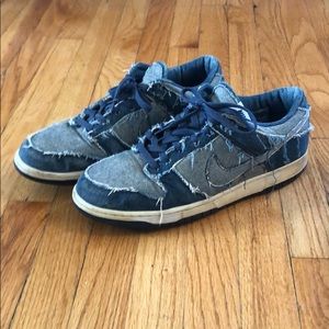 Nike Dunks Blue Denim Size 13